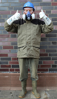 ALWAYS WEAR APPROPRIATE PROTECTIVE CLOTHING